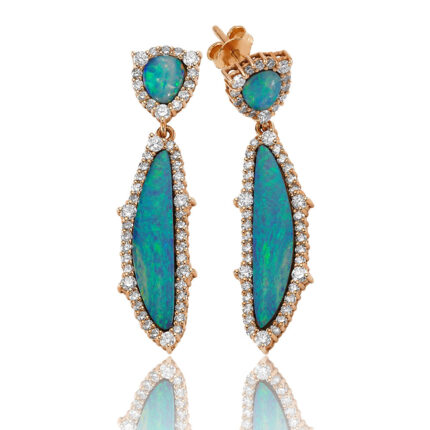 ÇİFT OPAL KÜPE
