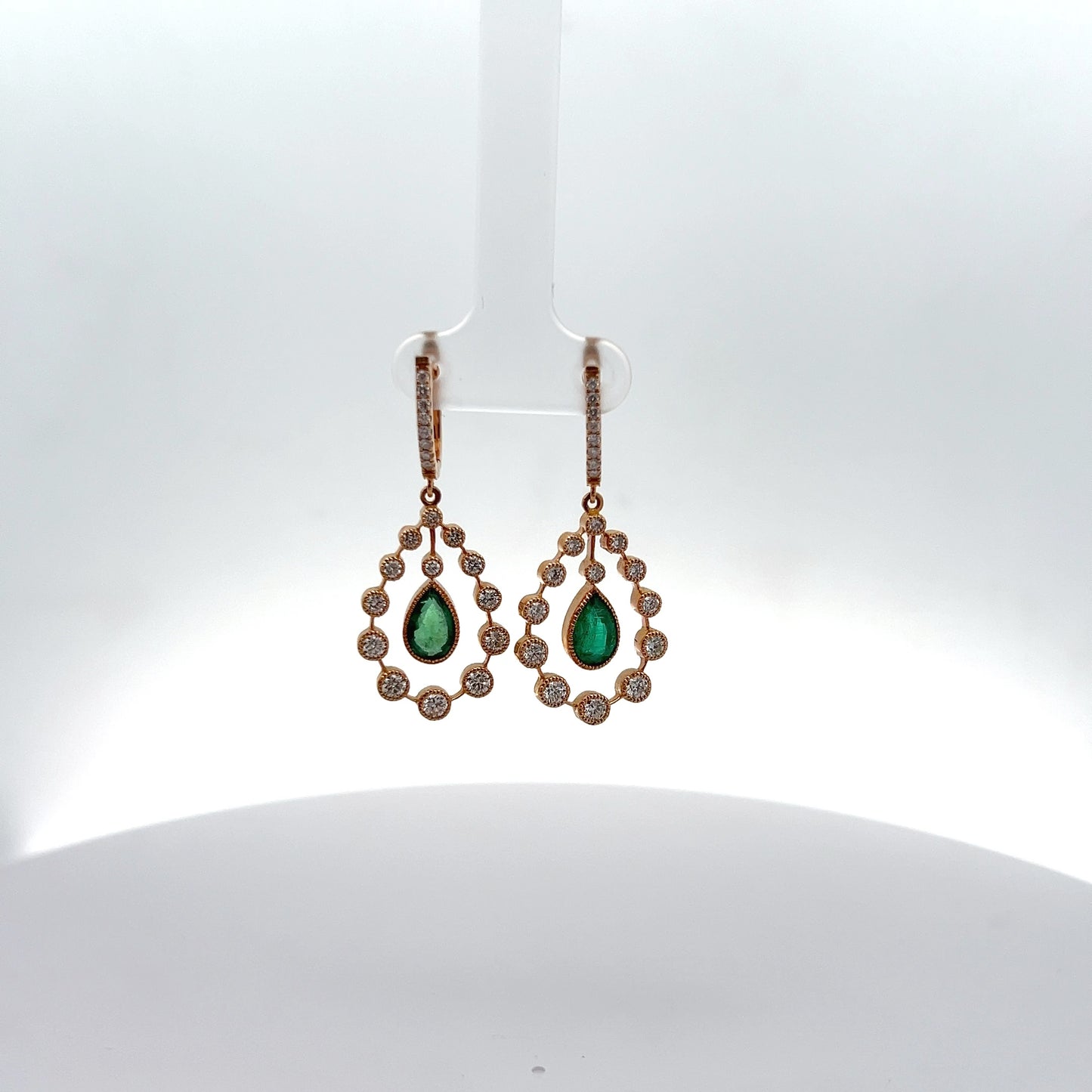 Enchanted Emerald and Diamonds Earrings