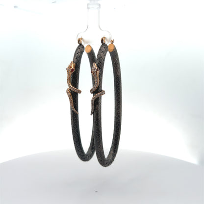 Climbing Serpent with Ruby Eyes and Diamonds (№121)
