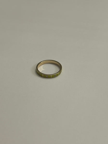 Sahara Yellow Ring with Diamonds and 14K Yellow Gold