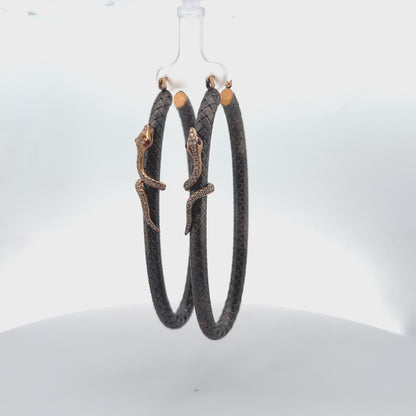Climbing Serpent with Ruby Eyes and Diamonds (№121)
