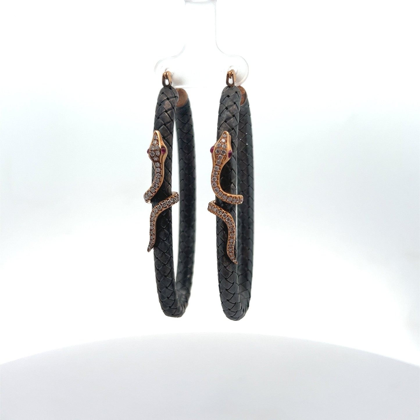 Climbing Serpent with Ruby Eyes and Diamonds (№155)