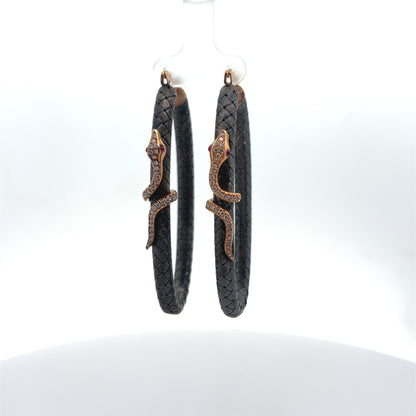 Climbing Serpent with Ruby Eyes and Diamonds (№155)