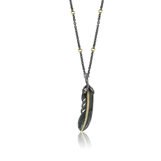 Feather Pendant - Number 5