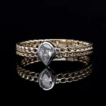 Damla Pırlanta Taşlı Yüzük