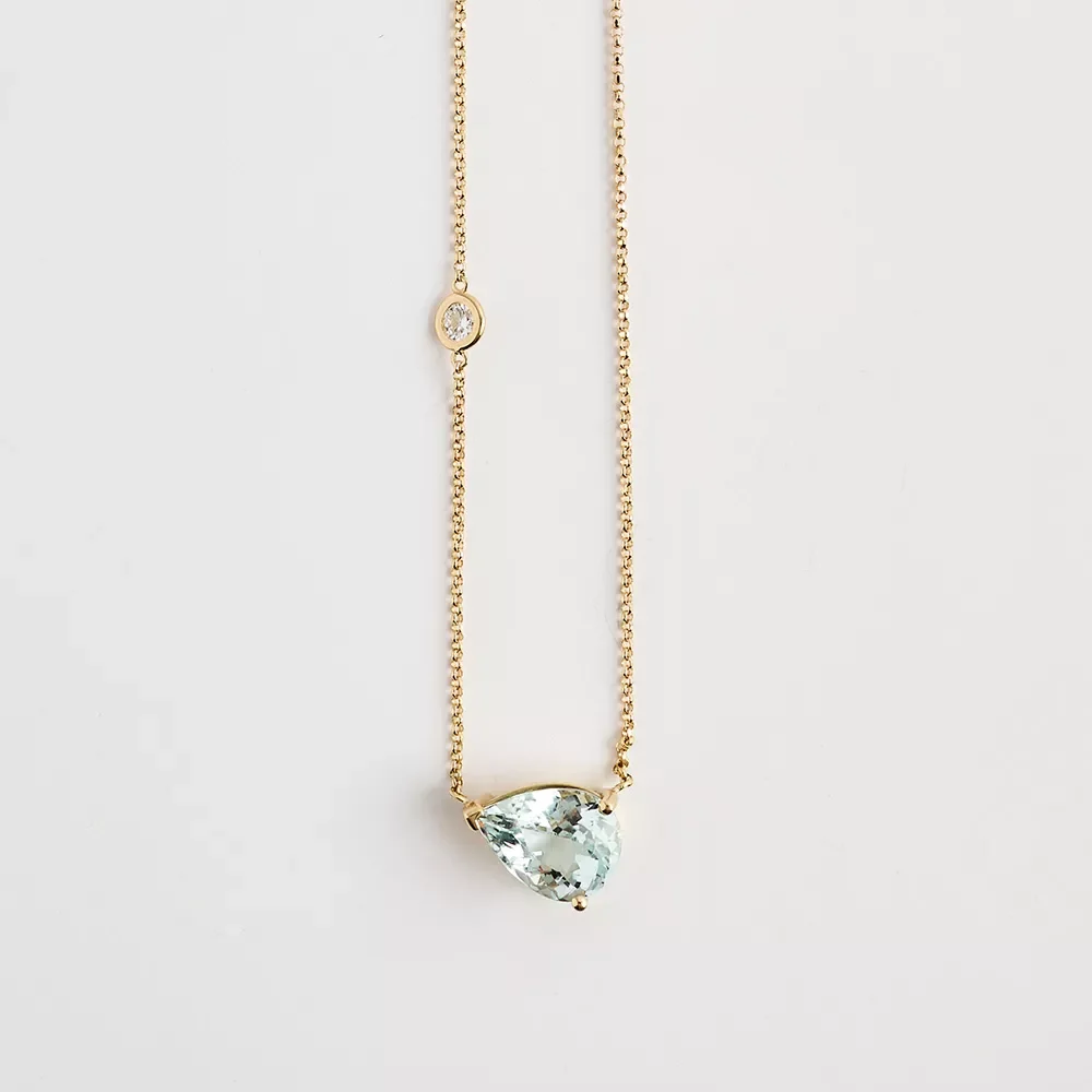 P250177 Aquamarine Necklace - Image 3