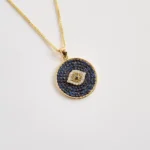 Sapphire Eye Necklace