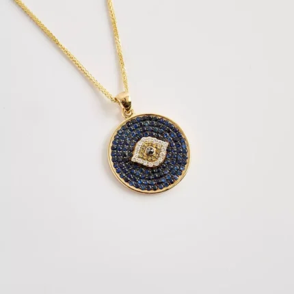 Sapphire Eye Necklace