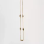 5-Stone Sapphire Eye Necklace - Image 2