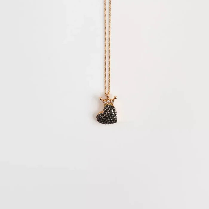 Crowned Heart Necklace - Görsel 4