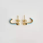 Pırlanta Taşlı Mineli Yıldız Küpe - Image 6