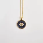 Sapphire Eye Necklace - Görsel 5