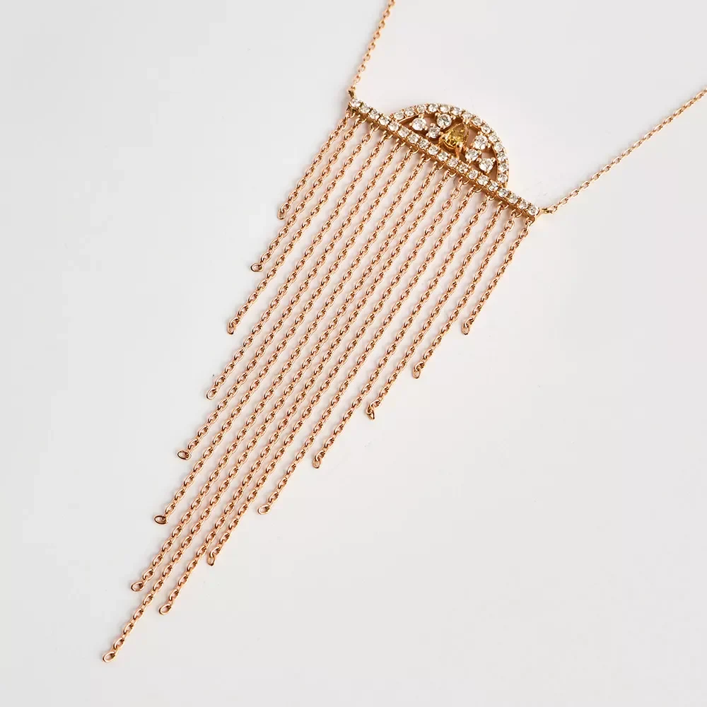 p190704 Zincir sallantılı kolye - Image 1