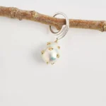 Barok İnci Detaylı Pırlantalı Yüzük - Image 4