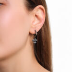 Kuş Sallantılı Halka küpe