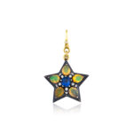 Star Necklace with Opal Detail - Görsel 2