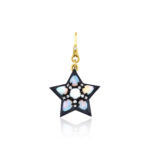 Star Necklace with Opal Detail - Görsel 2