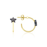 Hoop Earrings with Star