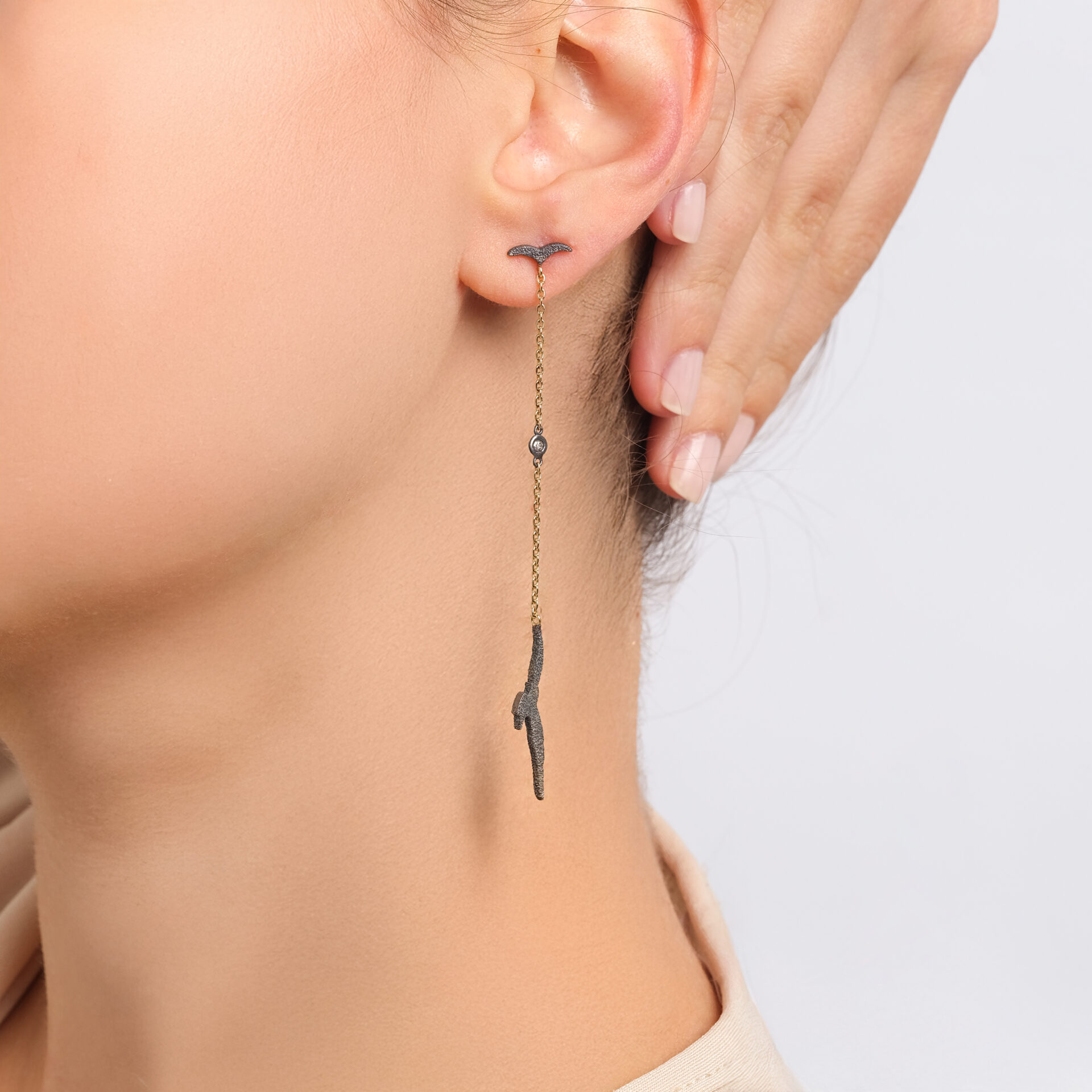 E250070 İstanbul martıları küpe - Image 2