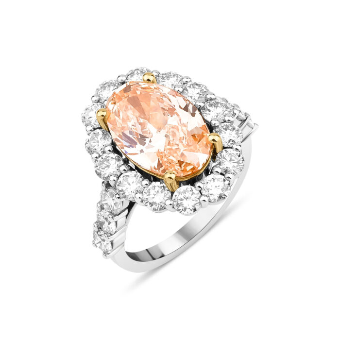 CVD pink Diamond Yüzük - Görsel 1
