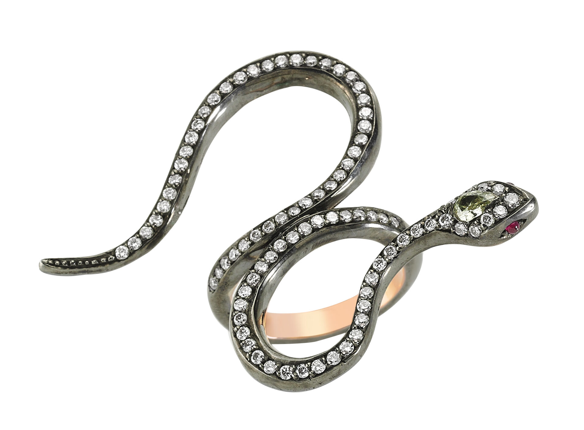 gasia(W+O)123868 copy Yılan yüzük - Görsel 1