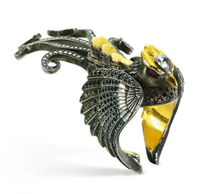 Zümrüd-ü anka kuşu yüzük