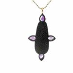 Amethyst-Firuze kolye - Görsel 2