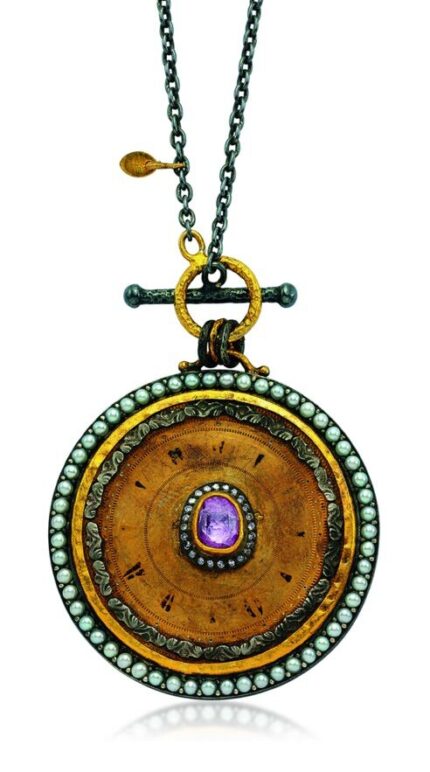 1900 ler köstek saat kadranı kolye