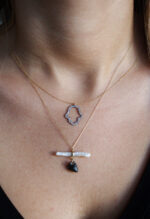 Amphora Necklace with Pearl Detail - Görsel 3