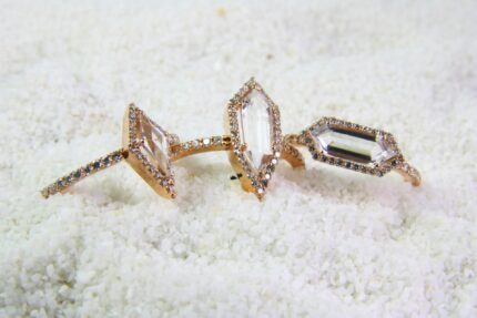 Topaz ve Pırlantalı Yüzük