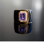 Tanzanite taşlı mineli Yüzük