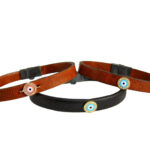 Mineli deri bileklik - Görsel 3