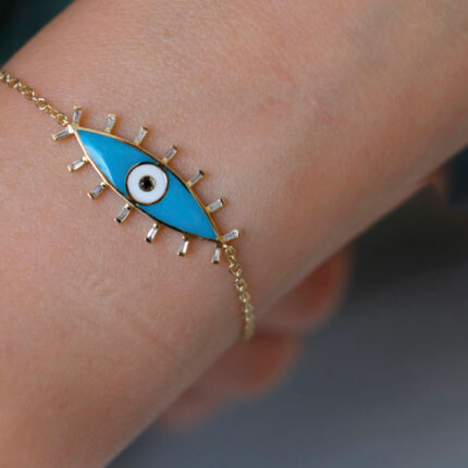 Baget Pırlantalı göz Bileklik