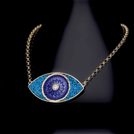 Mozaik göz kolye