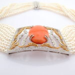 Mercan ortalı inci Chocker - Görsel 7