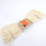 Mercan ortalı inci Chocker - Görsel 4