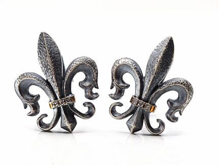 Fleur de Lis Kol Düğmesi