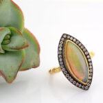 Markiz Opal yüzük - Görsel 5