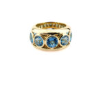 Blue Topaz taşlı geniş tamtur