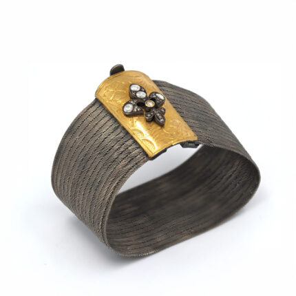 Fleur De Lis Detaylı Trabzon Bileklik