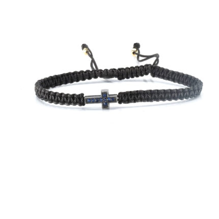 Safirli Haç Bileklik