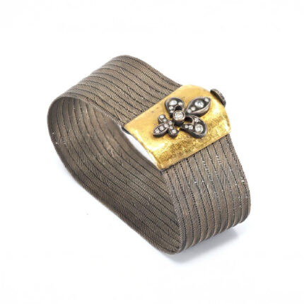 Fleur De Lis Detaylı Trabzon Bileklik