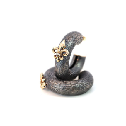 Fleur de Lis Halka Küpe