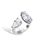 Markiz-Damla cvd pırlanta yüzük