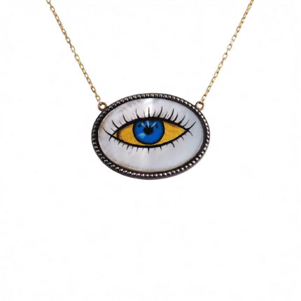 Sedef Göz Kolye
