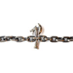 Okside Gümüş Zincir Bileklik Pırlanta Detaylı Tasarım - Görsel 4