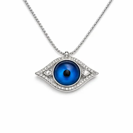 Pırlanta Nazar Göz Kolye