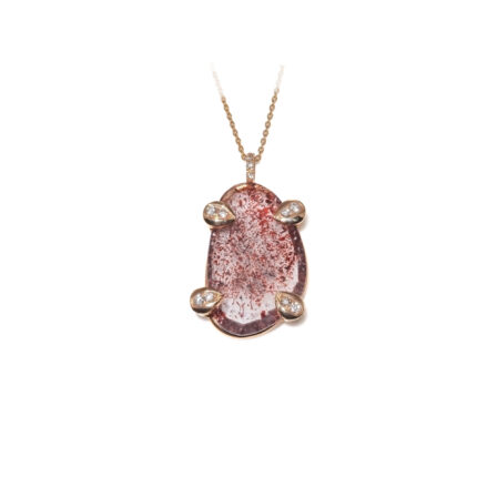 Stawberry Quartz Kolye