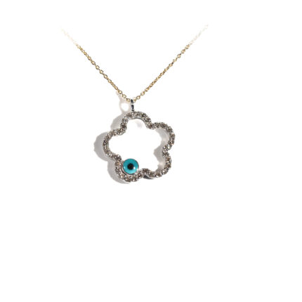 Nazarlıklı Yonca Kolye