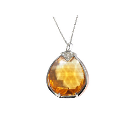 Citine Taşlı Kolye